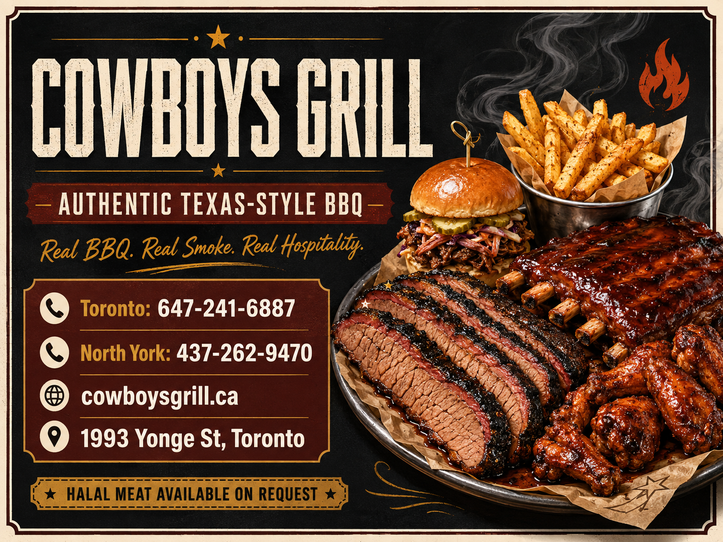 رستوران Cowboys Grill در تورنتو
